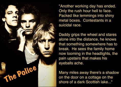 the police lyrics shiny metal boxes|Police .